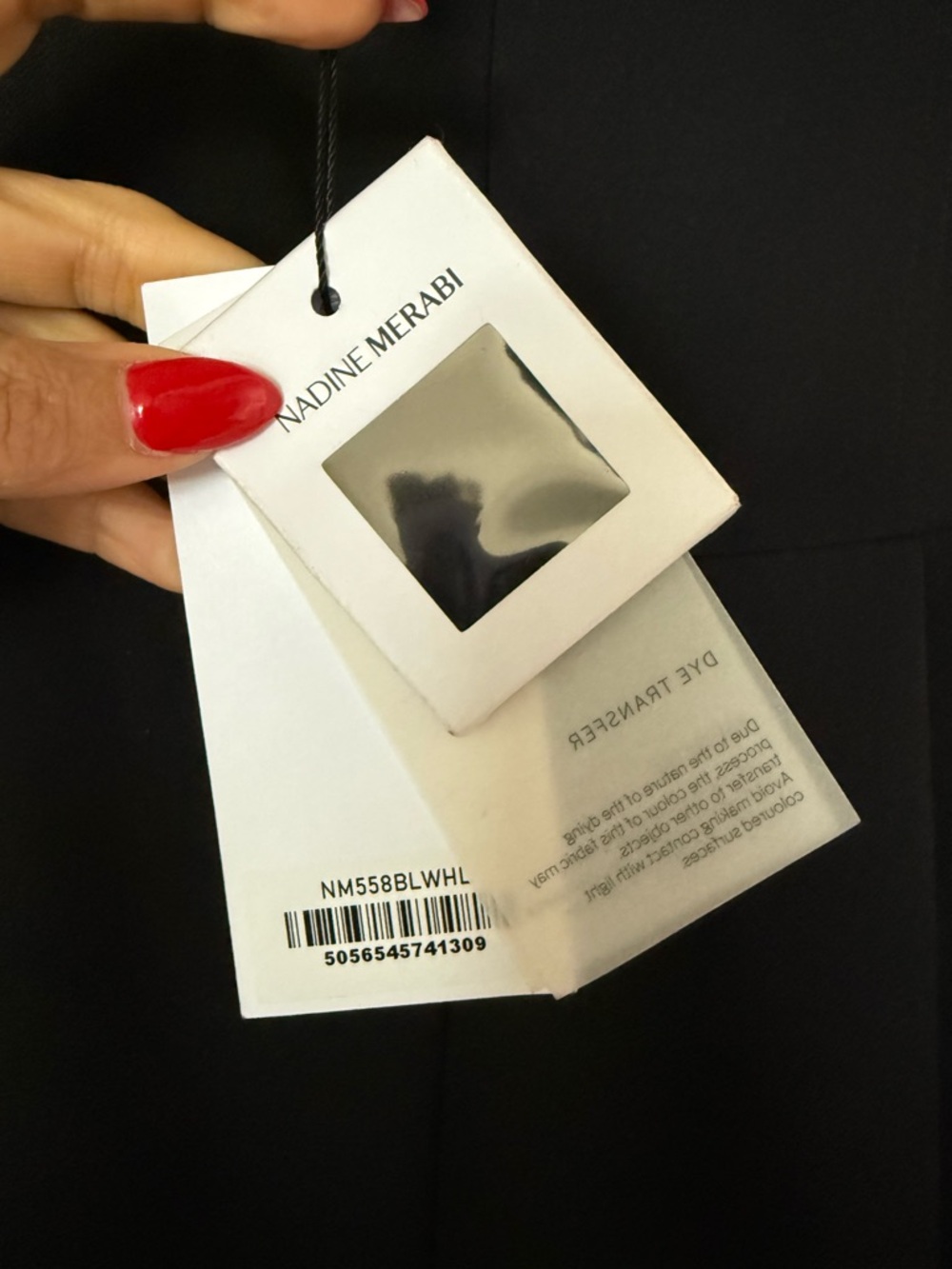 NADINE MERABI CINDY MONOCHROME DRESS - Picture 8 of 9